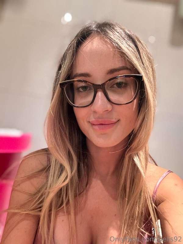 Loving the glasses... Covered in cum?💦😋