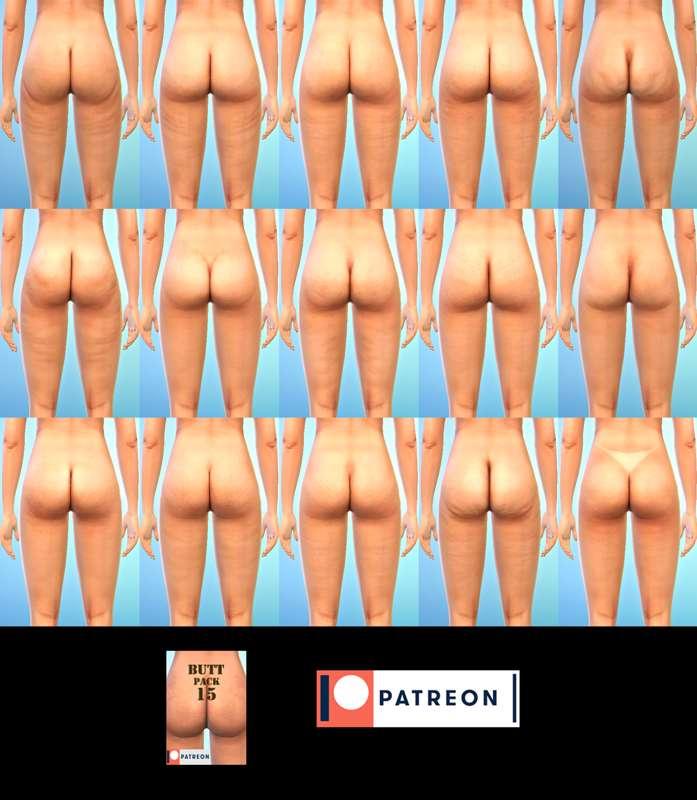 BUTT - PACK 15 - PATREON