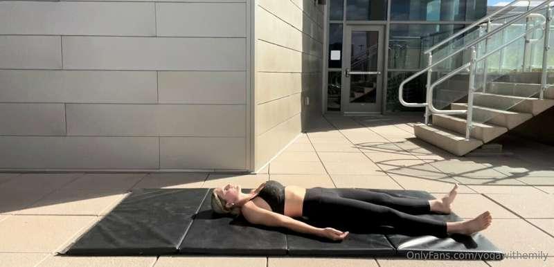 Savasana. This is a lot of people’s favorite pose 😉