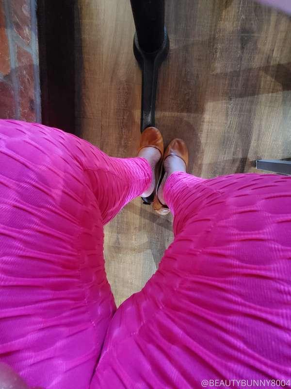 Waiting for a food order feet feeling tired yet playful