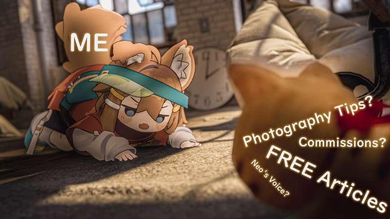 A major announcement? The return of photography tips? Free articles? Behind the commissions?