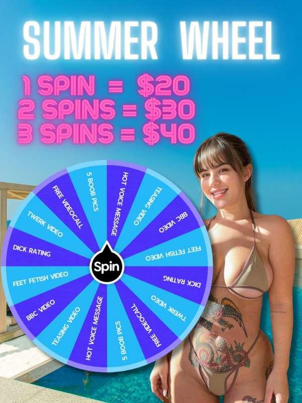 ***LAST SUMMER WHEEL OF THE SEASON!!*** 🏝️

To celebrate the..