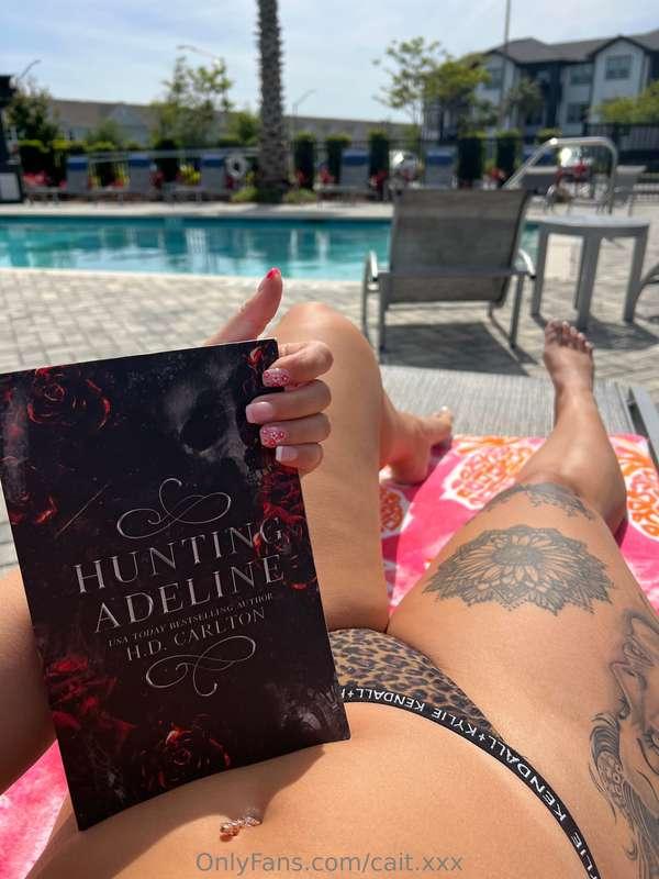 There’s something about reading a spicy book, basically nake..