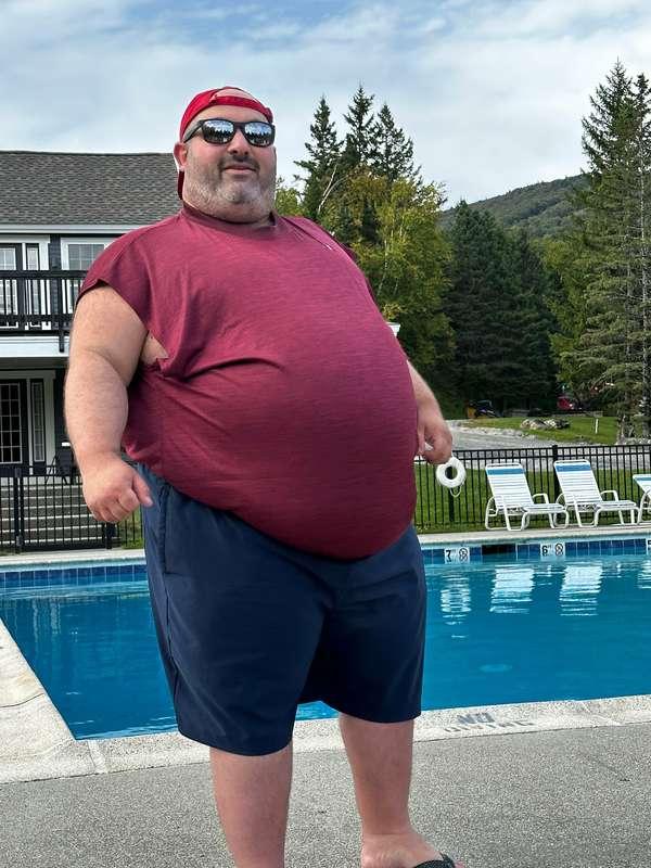 Fat Dad Pool Day