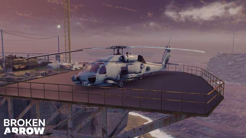 SH-60R Seahawk with Hellfire missiles