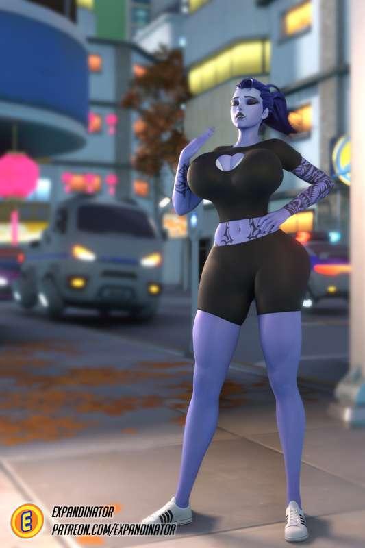 [Pinup] Widow Post-Workout