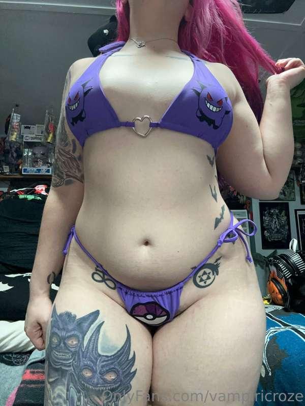 New Gengar bikini!!  #onlyfans #pokemonbikini