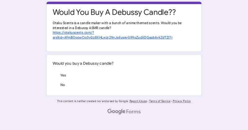 Debussy Candle?? 👉👈