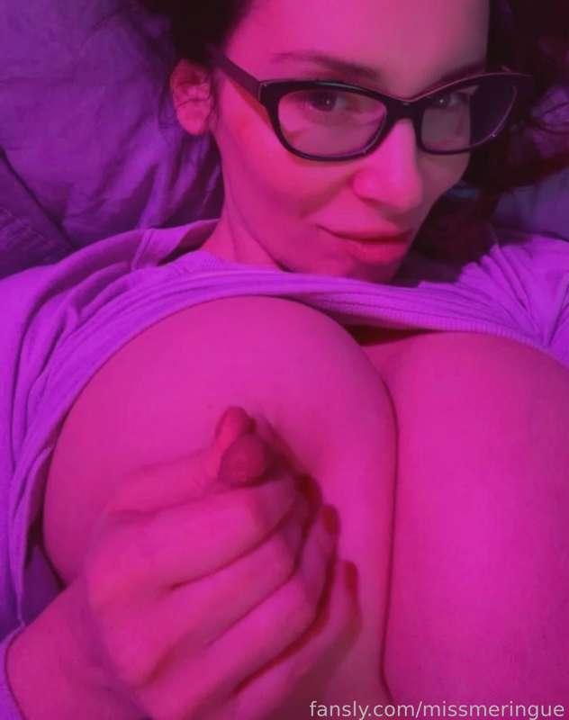 Would you like some milk in your coffee?

Day two. I'm going to try this again and let you write the cleaver tagline each day and see how it goes. I'll change this out to whichever comment I like the most. 😁💕

#boobs #tits #erasernipples #glasses