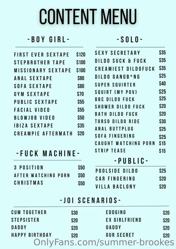 BRAND NEW TIP MENU🤍

Just tip below for any video you'd like..