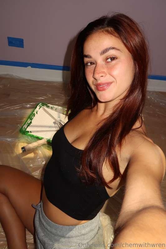 Finishing up painting my room! Should I paint with you on my..