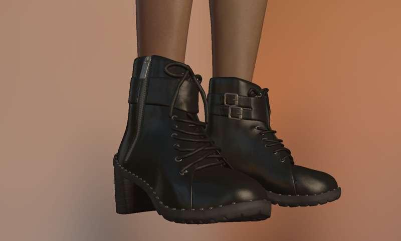 Boots with heels for VAM