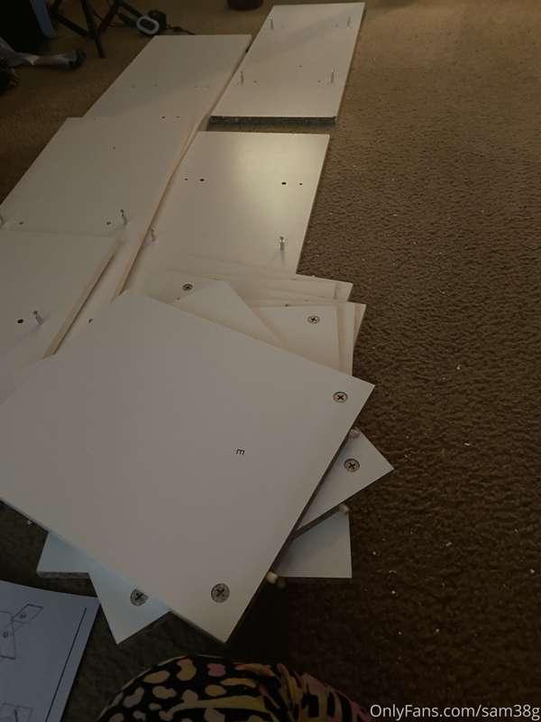 Putting together one of the first pieces for my living room...