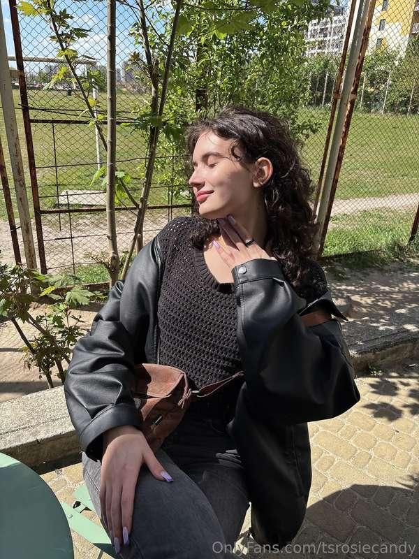 Today I let the sun touch my face and took my time… Sometime..