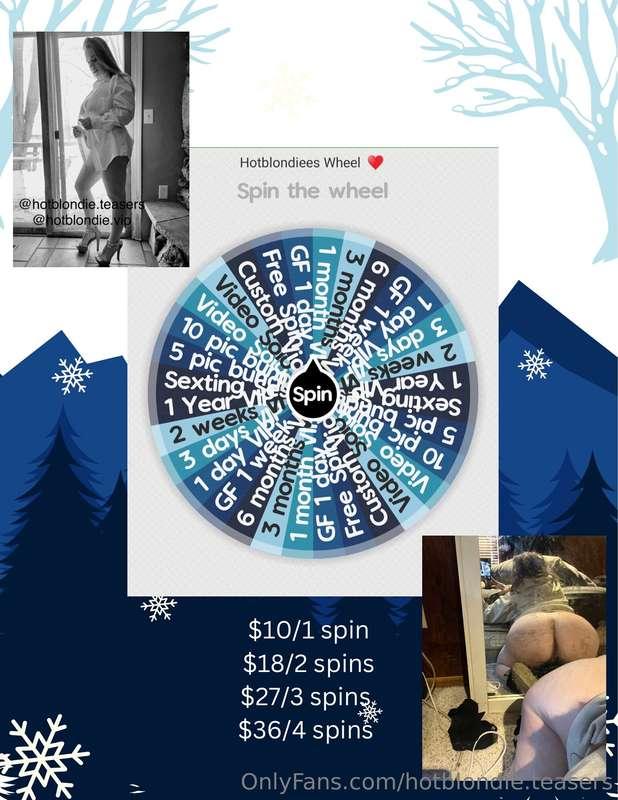 *Spin The Wheel* 

😈 Can you handle my content? Or will I ma..