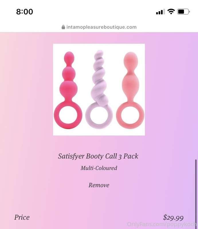 I want both of these anal toys ♥️ Donate to this campaign an..