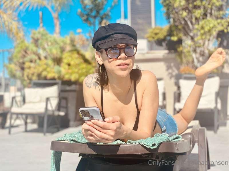 The weather in Los Angeles has been amazing. I did some sun ..