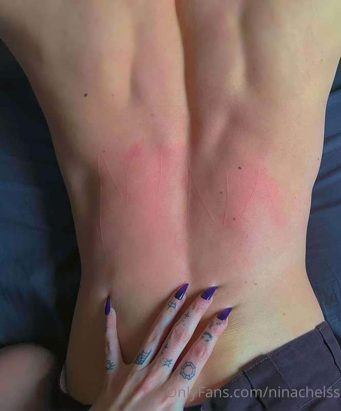 Pay for my nails and I'll claw my name into your back, it's ..