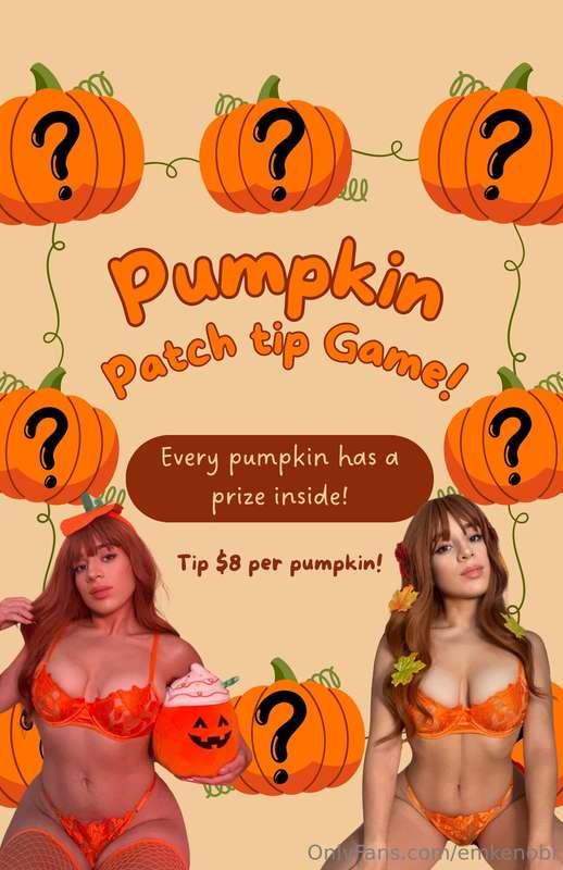 WELCOME TO THE PUMPKIN PATCH! 🎃🧡Every pumpkin has a prize in..