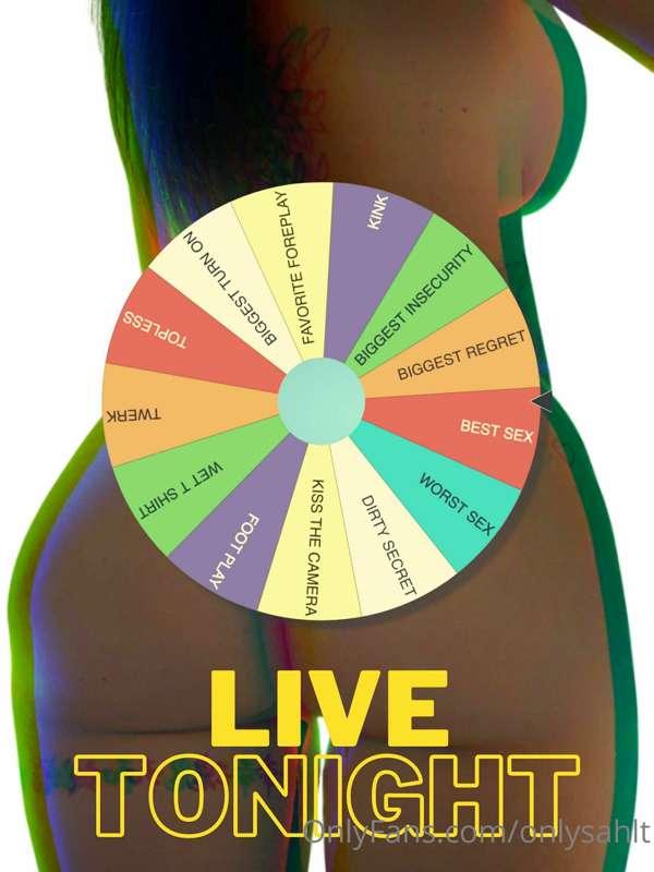 TONIGHT 9pm… we’re getting into it👀 come get wild with me an..