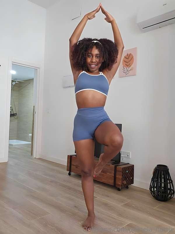 Every morning I start with stretching and a little bit of mo..