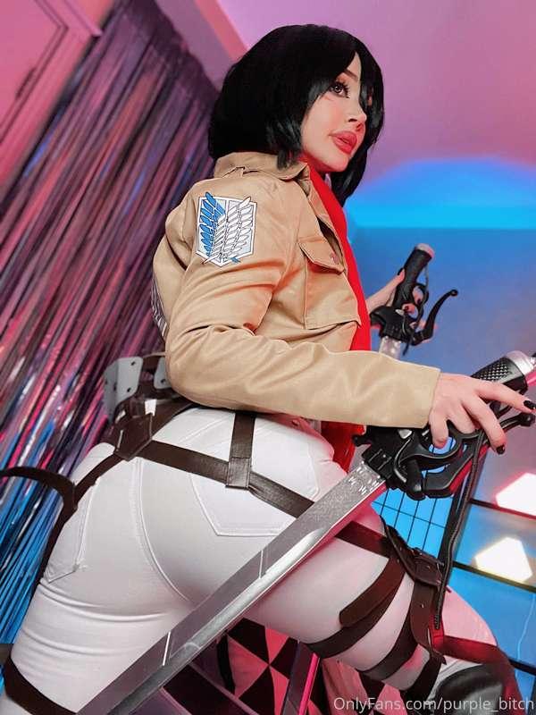 Tip me to support Mikasa cosplay ❤️ I tried so hard❤️❤️❤️