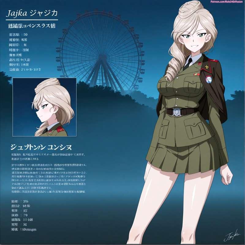 Jajka of Girls und Panzer (Girls and Panzer) Sexy Poses [Gen 2.5]