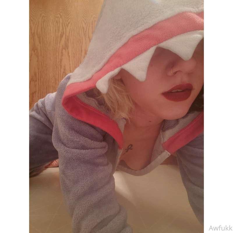 I found my shark onesie and thought I'd try and tide us all ..