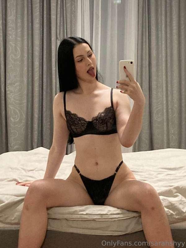 I'm a bad girl... and I sat like this on purpose - just for ..