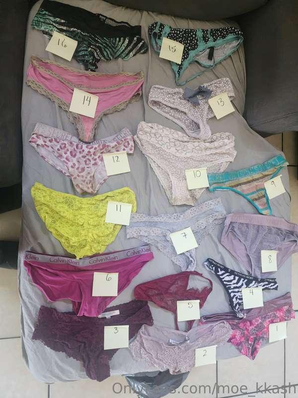 Panties for sale anything u want cum, dirty,&  period! You n..