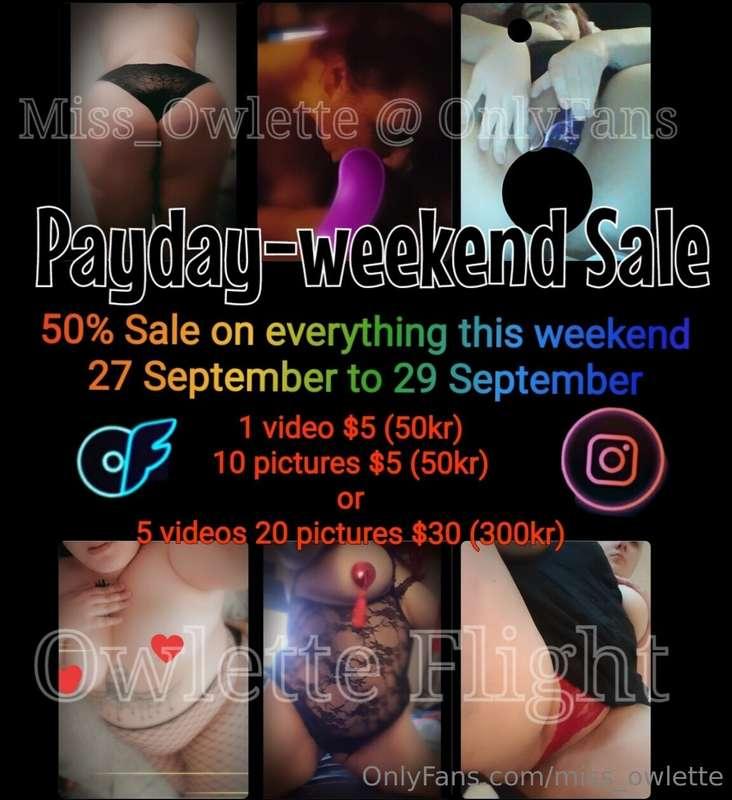 ⚠️ENDED!⚠️Payday weekend sale 🥳Every post after this will be..