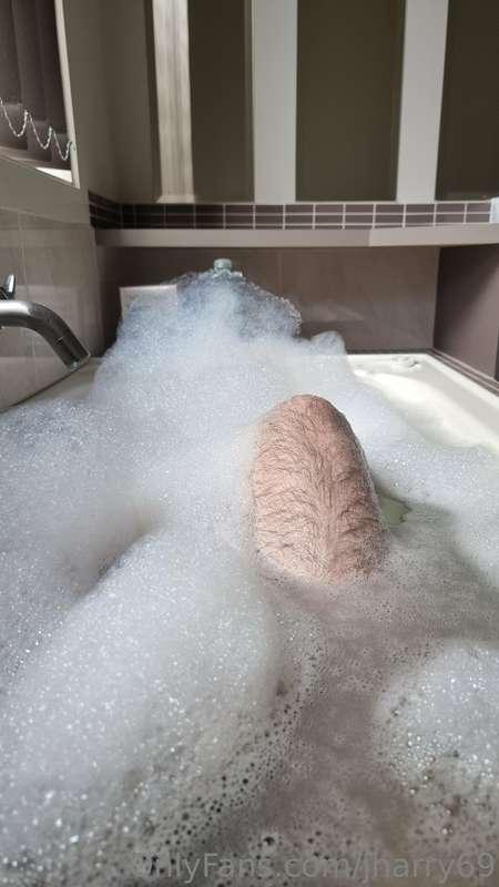 Nothing like a nice relaxing bath after coming home from wor..
