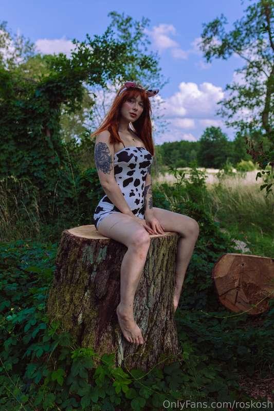 Mooo! Cow Girl set 1/2 <3
