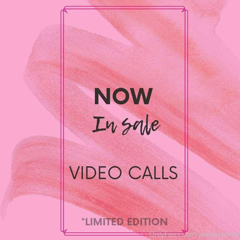 💞After some time, I decided to bring back video calls (with ..