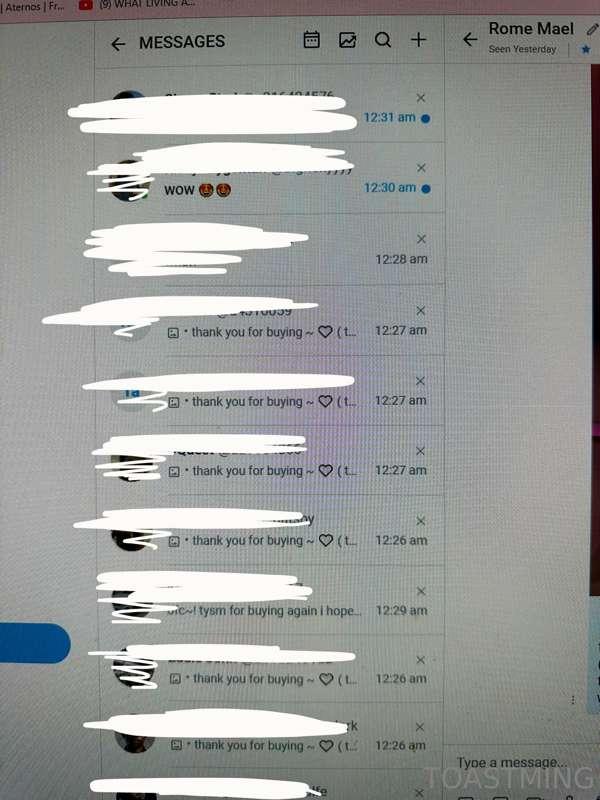 got a few dms saying i was “scamming” about my private vid a..