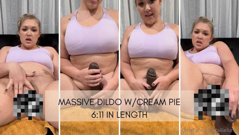 **MASSIVE Dildo w/Cream Pie [6:11]**

**DESCRIPTION:** I fuc..