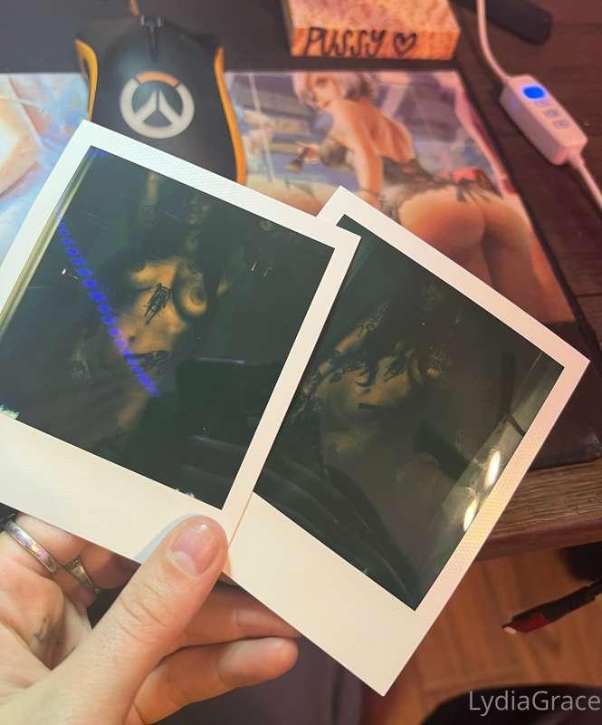 I have these two nude poloroids that came out a little too d..