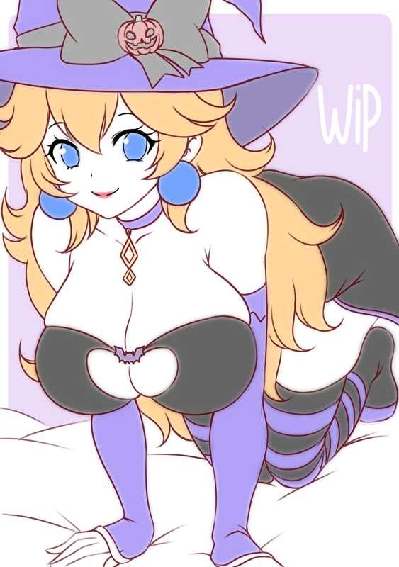 ❤ Princess Peach～Color Skecth (WIP)