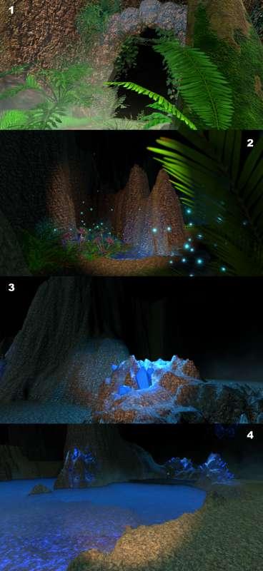 WIP HTH Unity: Update 4: Sapphire Cave