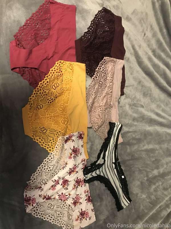 Have been asked about which panties I have for purchase, if ..