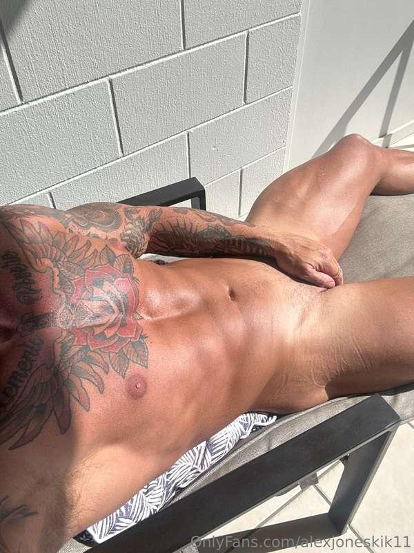 Something about laying in the sun just gets me going