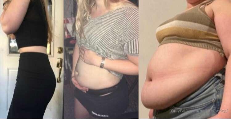 Food is winning, every day. Her figure is gone. She’s a diff..