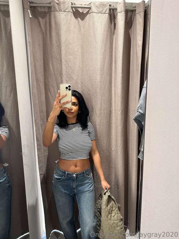 Is it weird seeing me in clothes..?
