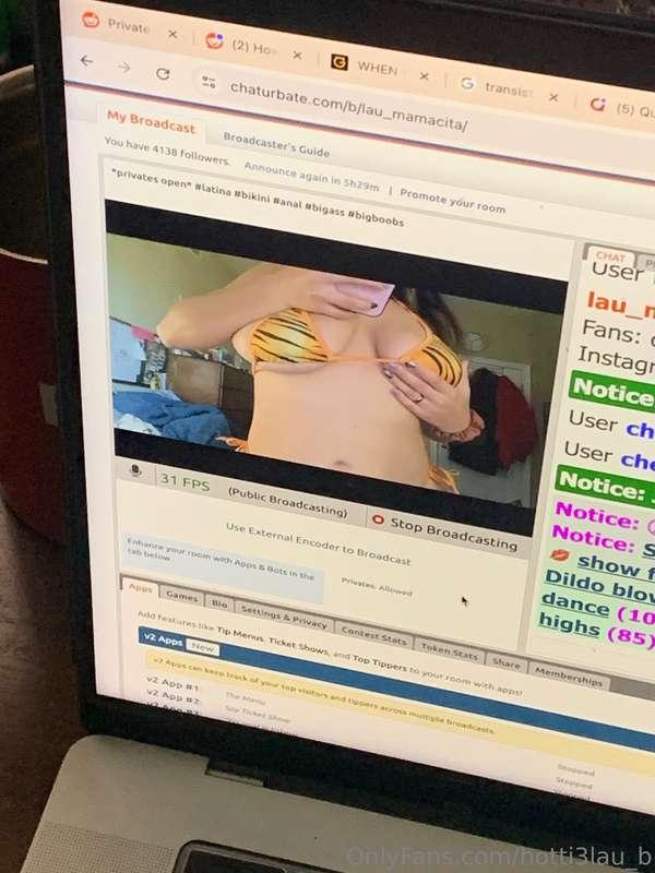 Come check me out guys 😉 on for a little longer