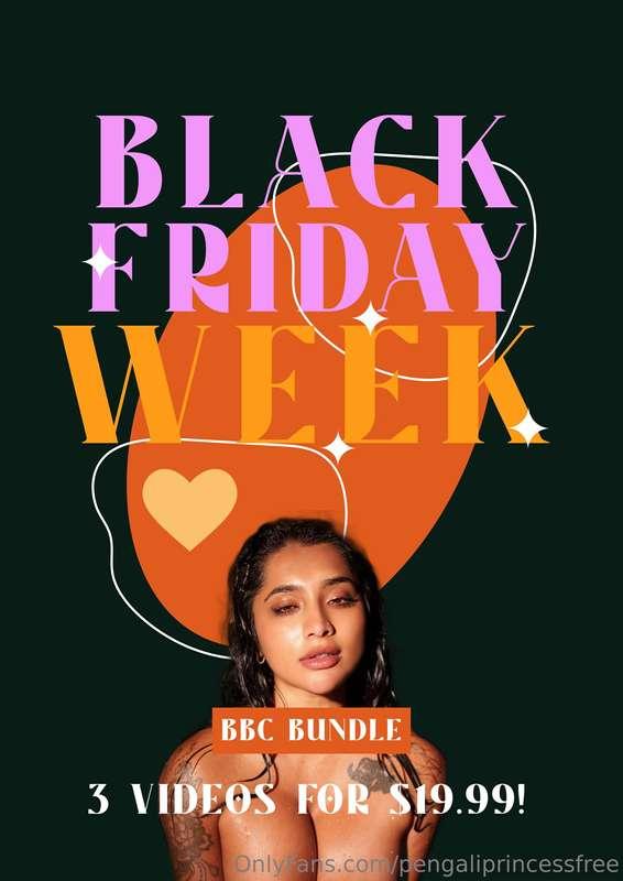 introducing... BLACK FRIDAY WEEK SALESDAY 1: Yasmina's BBC B..