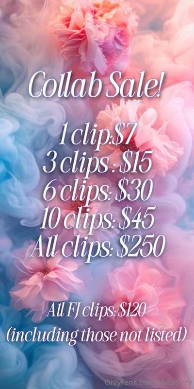 💜Biggest Collab Sale Ever! Over 115 clips + the entire FJ va..