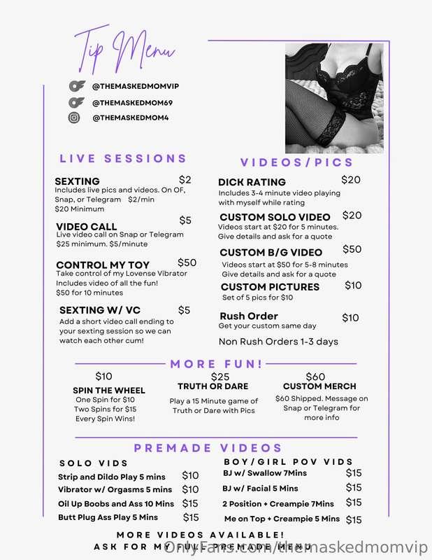 New Menu! Check it out!
