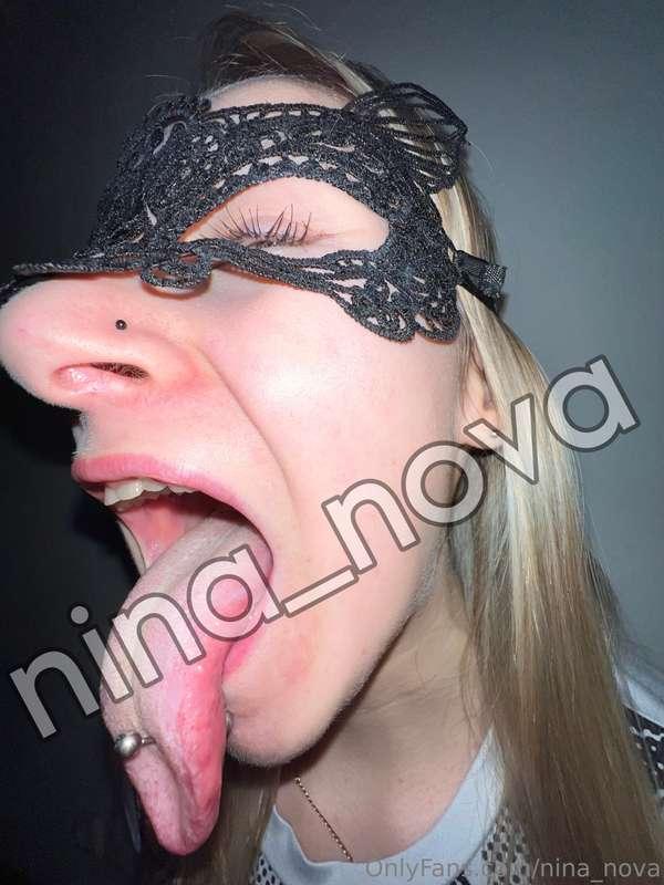 Would you like to see more of my long thick tongue and my de..