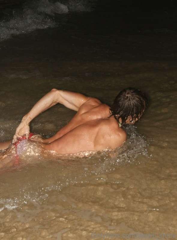 Just get naked on the beach at night and just riling around ..