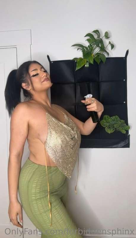 Being wet keeps me happy 🤭🌱